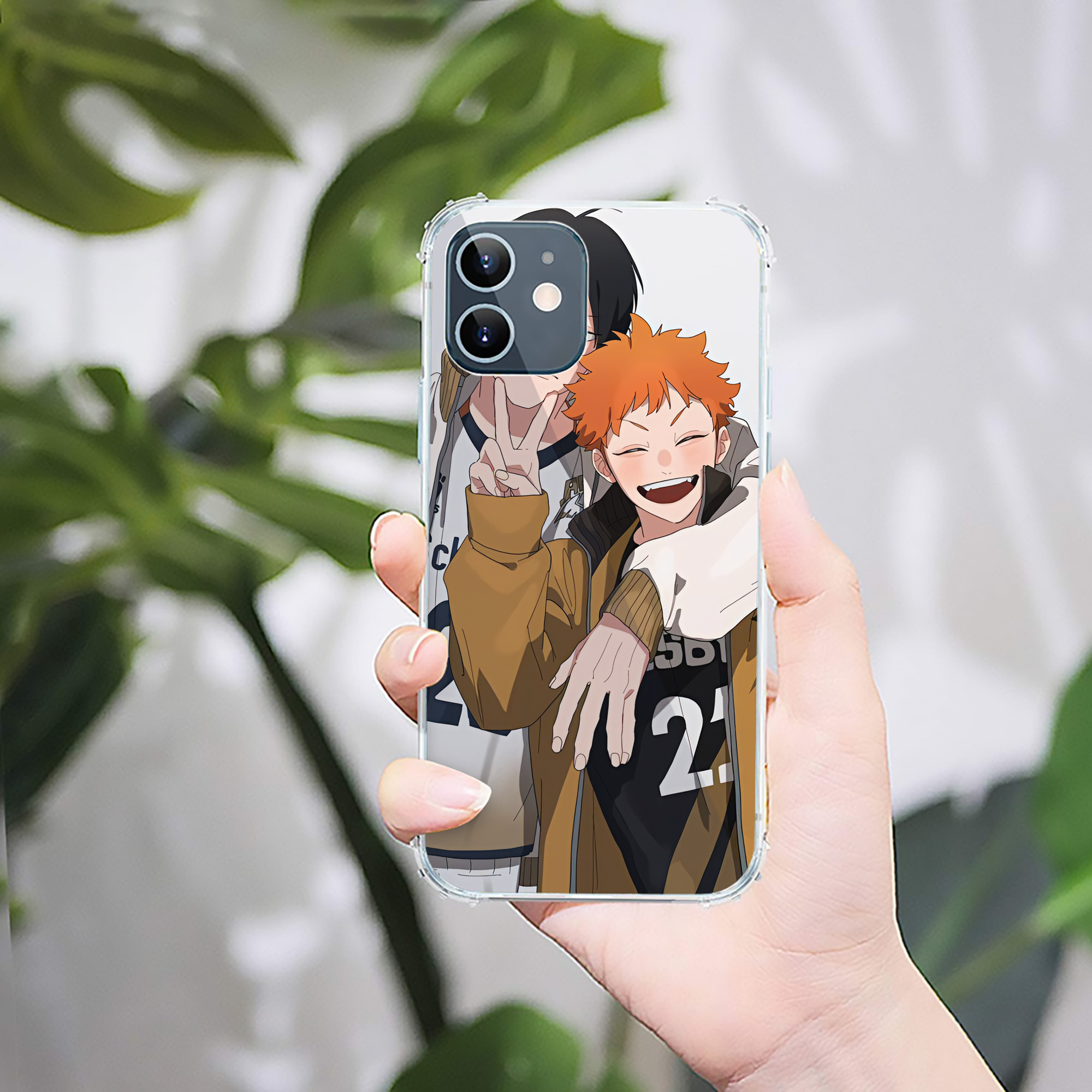 （画像用） ハイキュー!! Haikyu!! 【iPhone 12シリーズ対応】透明スマホケース（クリアソフトケース）